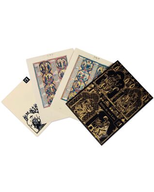 Mappe mit 2 Kunstdrucken aus der Bibel Ludwigs des Heiligen: Exodus 2 originalgetreue Nachbildungen